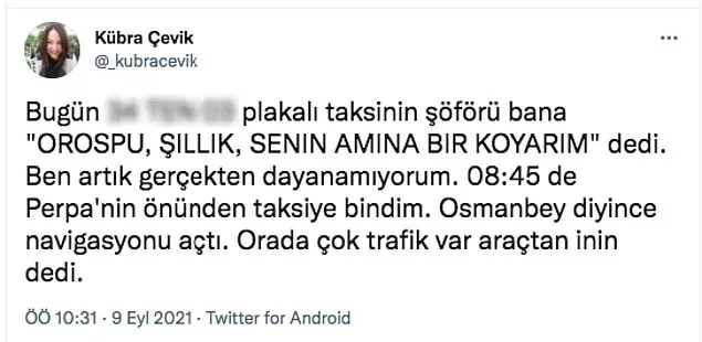 İstanbul'da Taksici Terörü! Araca Binen Kadının... - Resim: 3