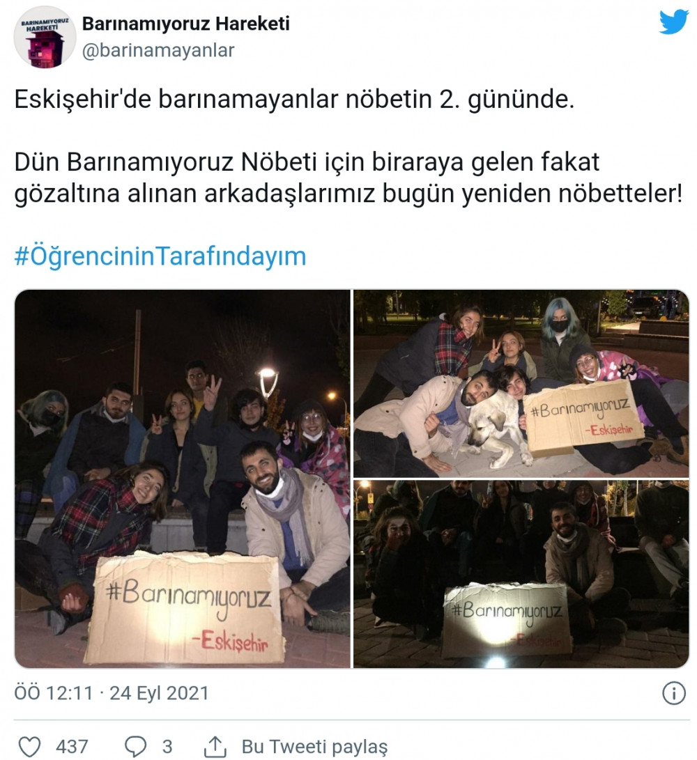 Barınamıyoruz Hareketi: Eskişehir'de Öğrencilerin Toplanması Yasaklandı - Resim: 3