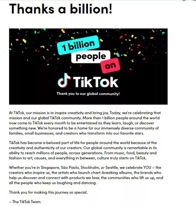 TikTok'un Aylık Kullanıcı Sayısı 1 Milyara Ulaştı! - Resim: 3