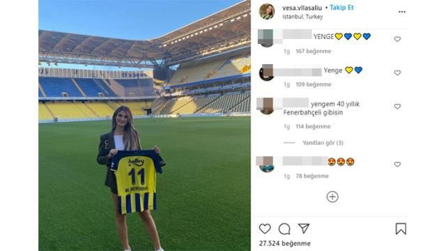 Fenerbahçe'nin Yeni Yengesi Taraftarları Mest Etti! - Resim: 4