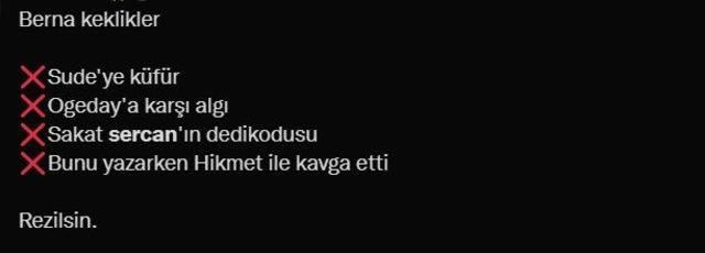 Sercan Sakatlandı, Berna Keklikler'in Yorumu Gündeme Oturdu - Resim: 4