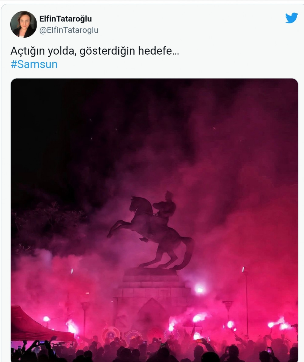Samsun'da Atatürk Anıtına Yapılan Saldırıya Tepkiler Çığ gibi Büyüdü - Resim: 4