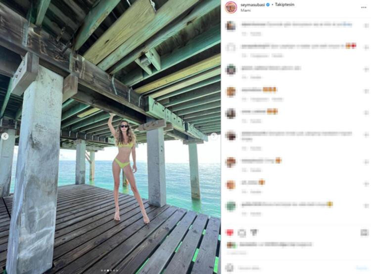 Şeyma Subaşı Bikinisiyle Instagram'ı Salladı - Resim: 2