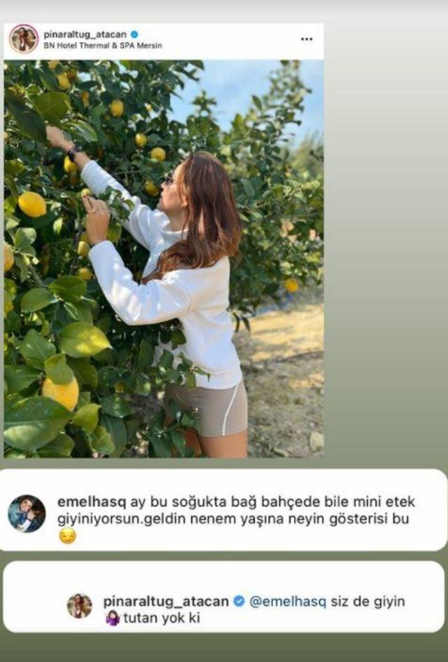 Pınar Altuğ'dan Mini Eteğine Yorum Yapan Takipçisine Bomba Yanıt - Resim: 3
