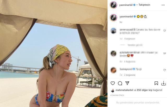 Yasmin Erbil'den Nefes Kesen Bikinili Pozlar! - Resim: 4