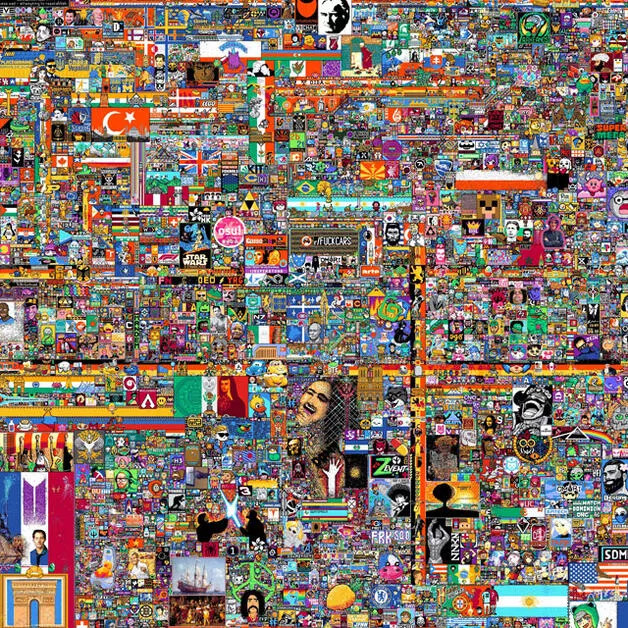 Reddit'te Milyonların Katılımıyla Piksel Sanatı: R Place Etkinliğinde Atatürk Detayı - Resim: 1