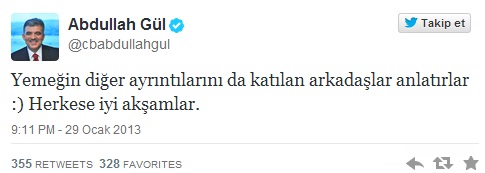 Abdullah Gül'ün fenomen olan 10 tweeti! - Resim: 1