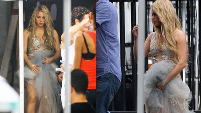 Shakira'nın transparan gelinliği - Resim: 3