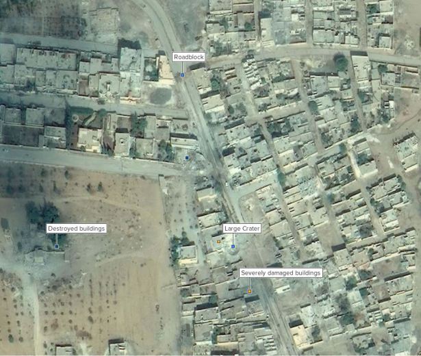 İşte Kobani'nin uydudan çekilmiş son hali - Resim: 2