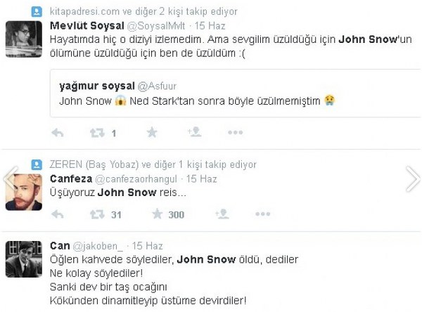Jon Snow öldü, Twitter alemi yasta! - Resim: 4