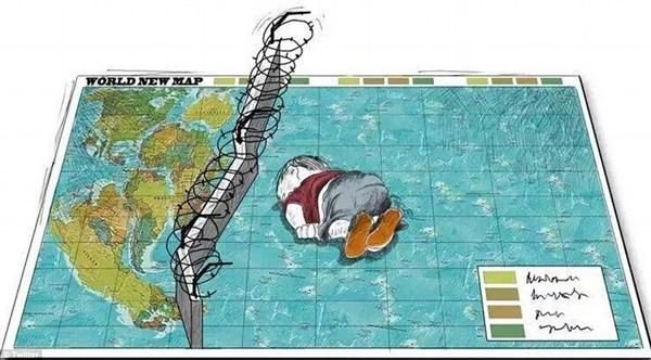 Yürek burkan Aylan Kurdi karikatürleri - Resim: 4