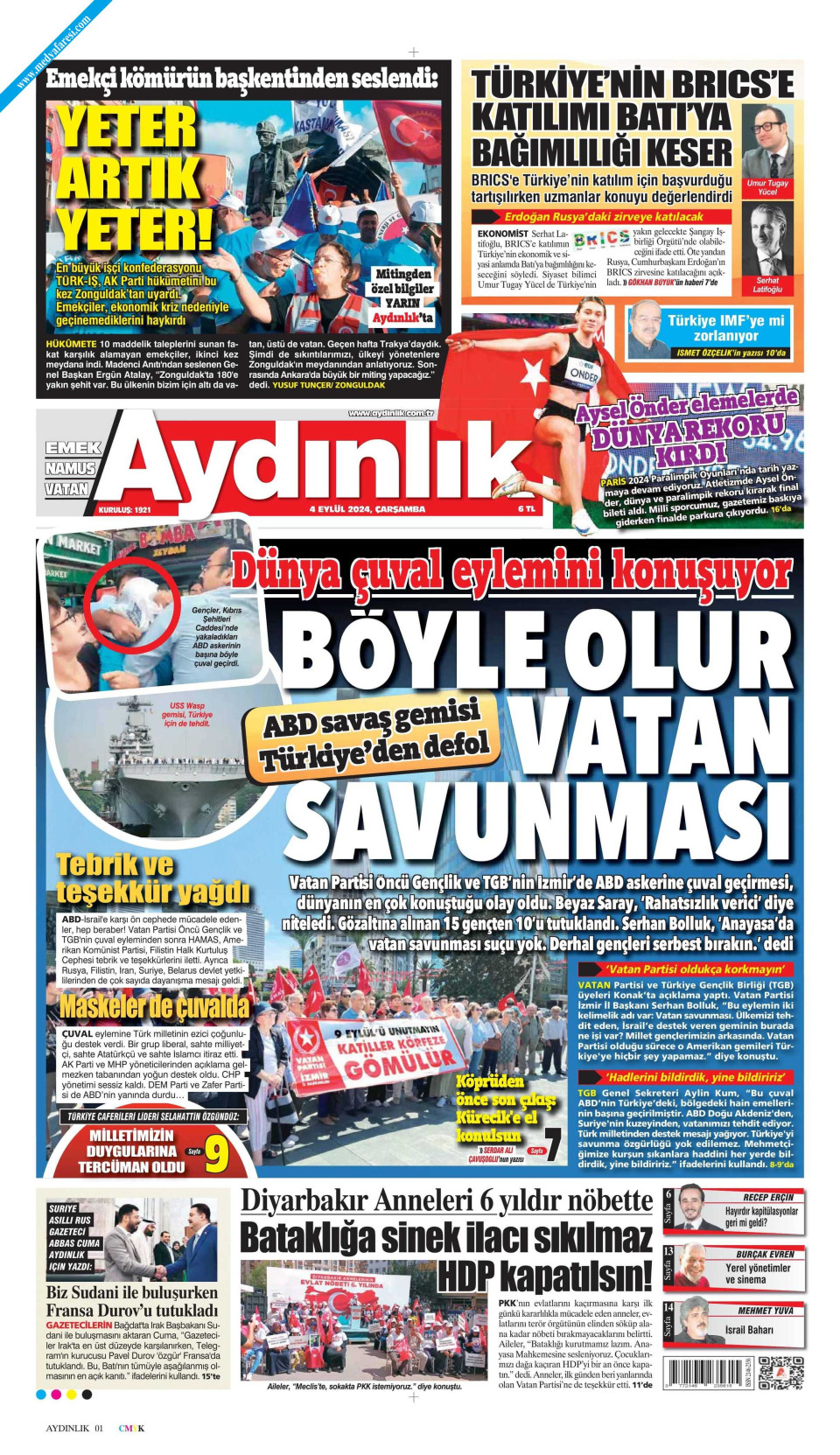 Aydınlık Gazetesi