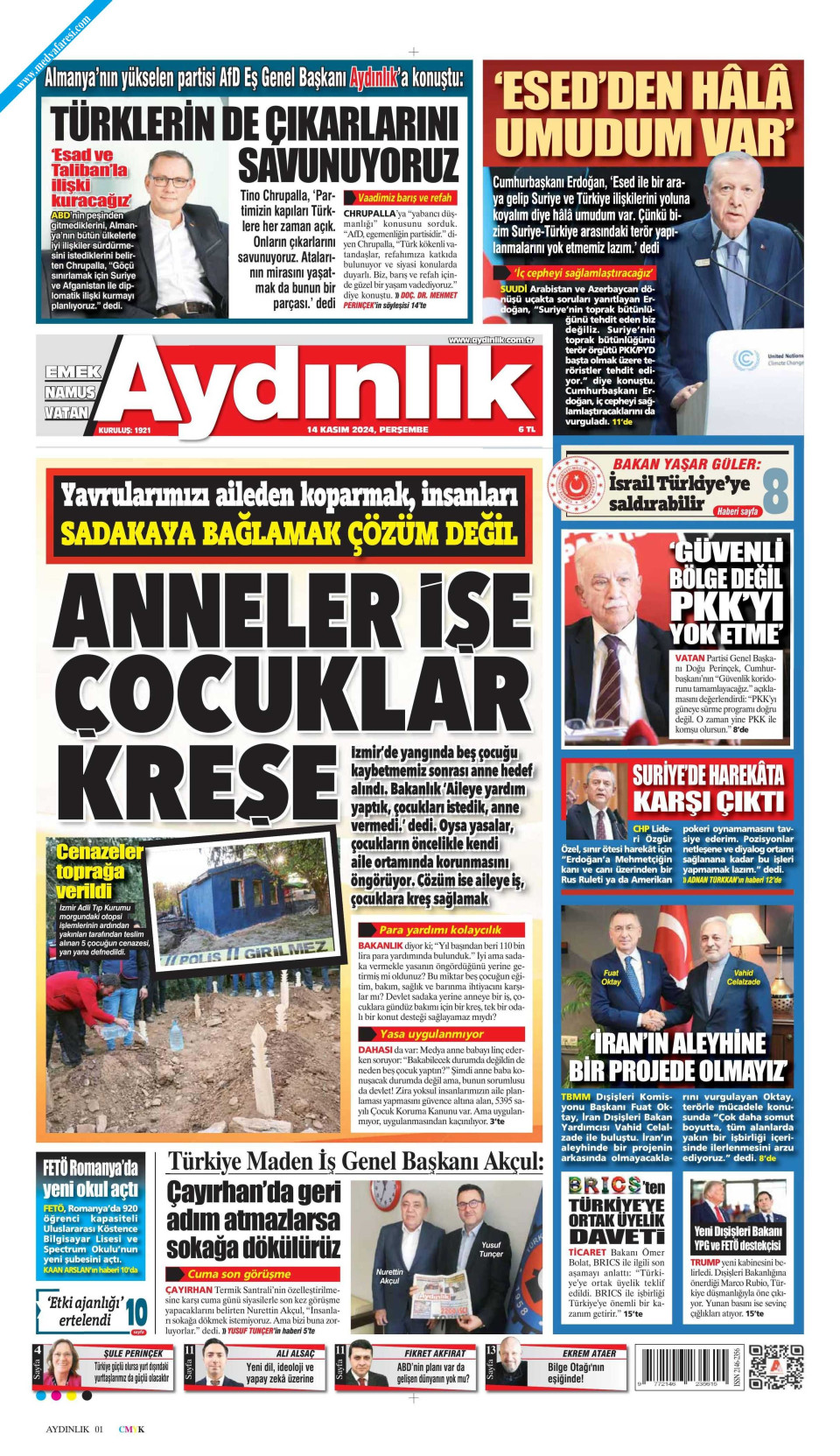 Aydınlık Gazetesi